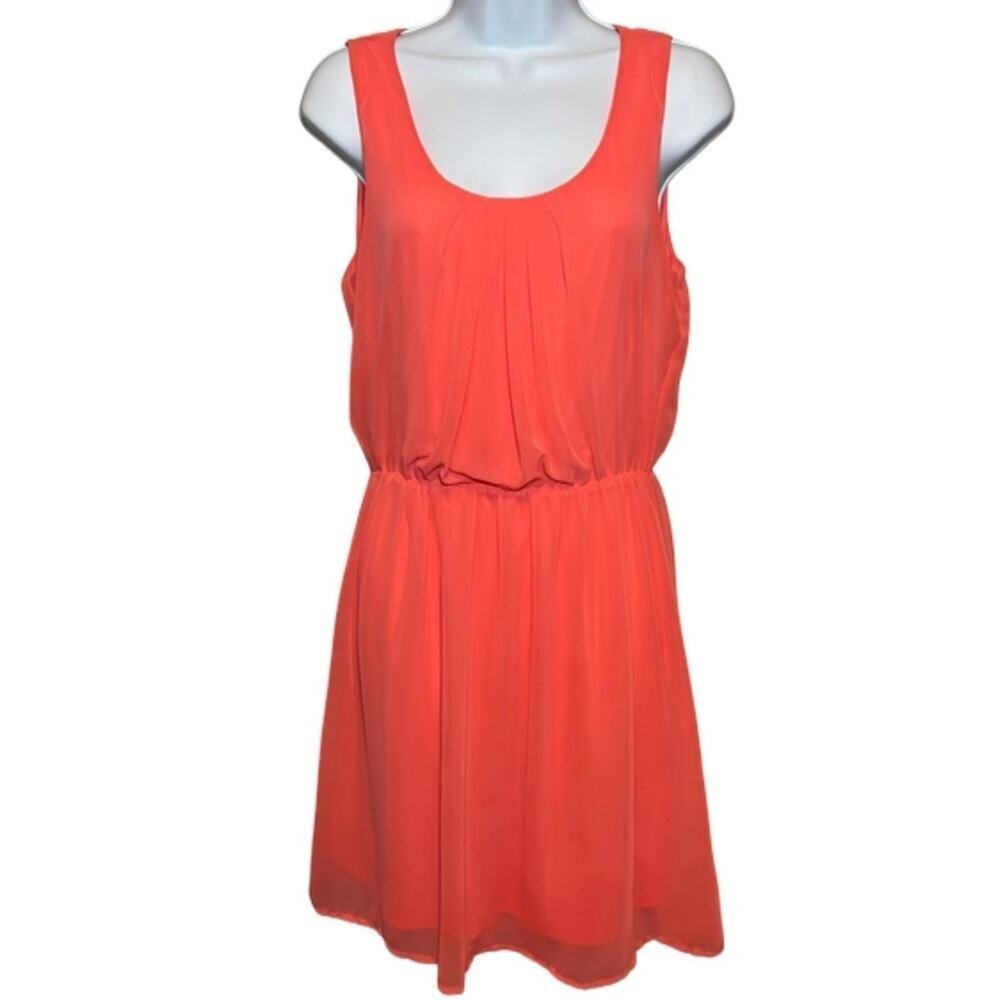 Ana Elastic Waist Dress, Pink, S